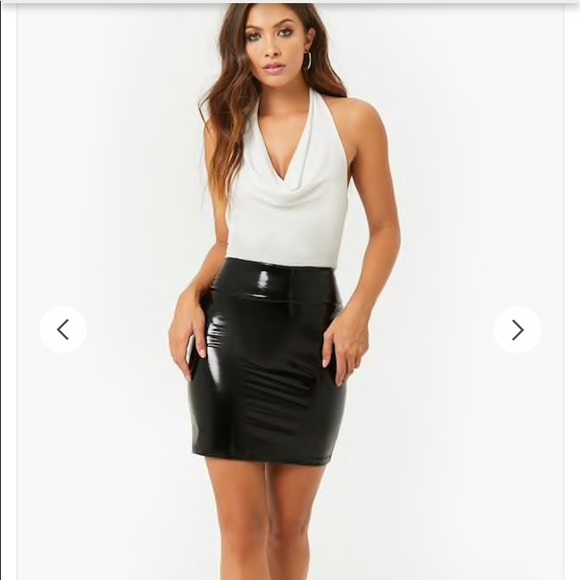 Forever 21 Tops - White halter top bodysuit